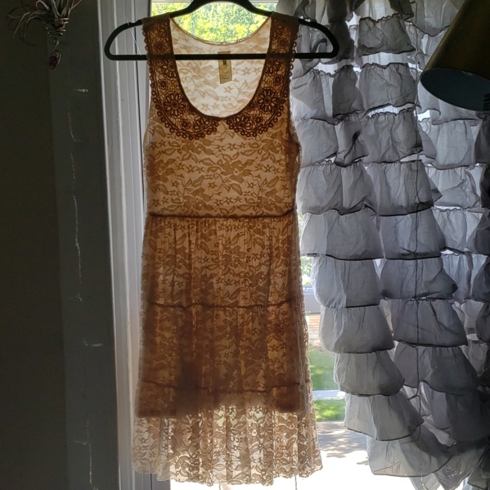 Francesca's vintage-inspired lace dress